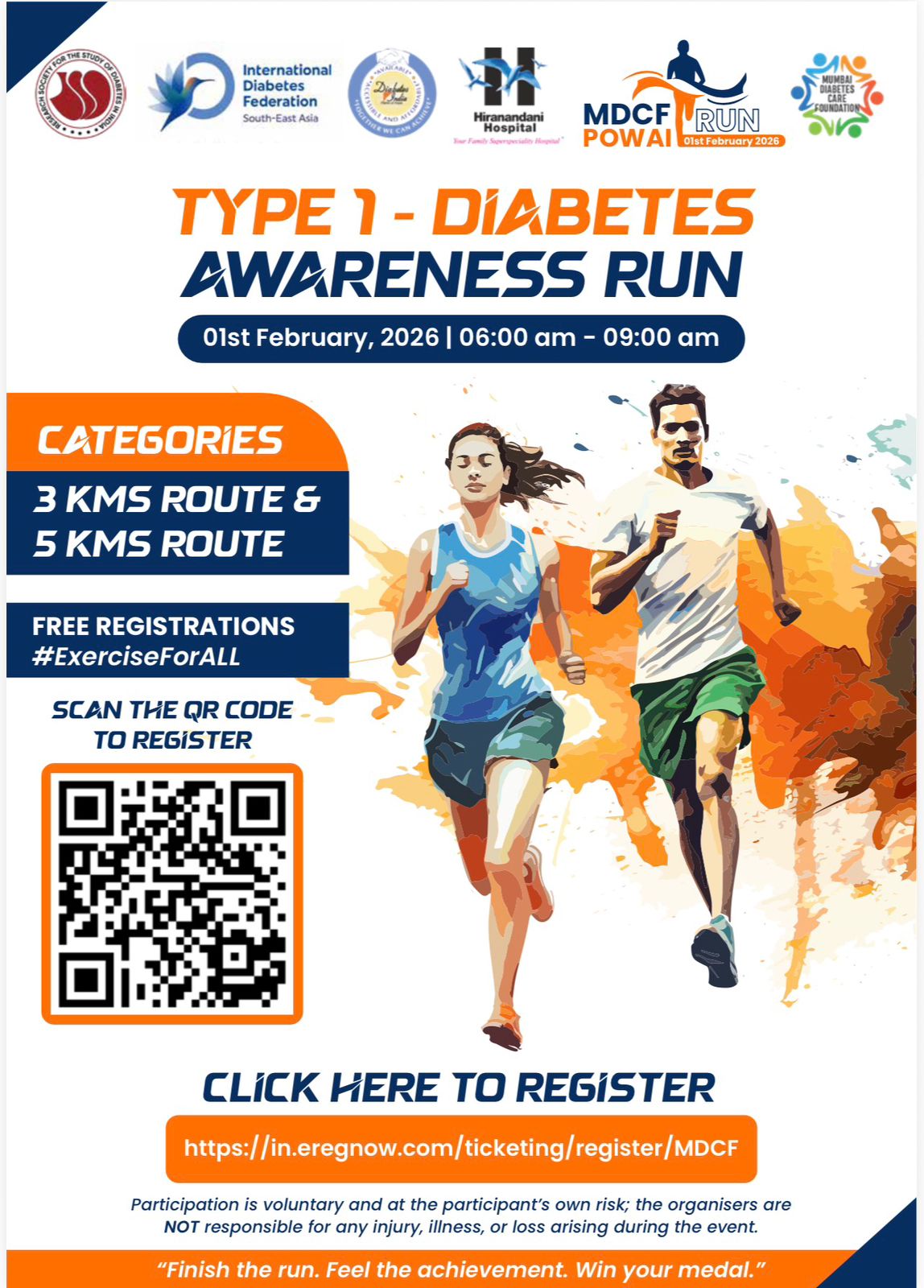 Type 1 Diabetes Awareness Run